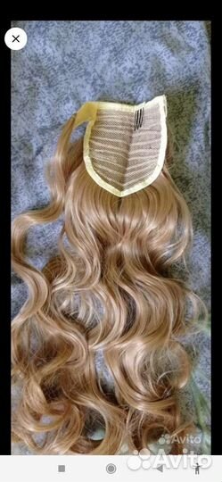 Волосы хвост шиньон