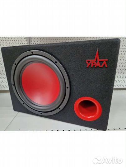 Сабвуфер активный урал ас-У12 black hurricane