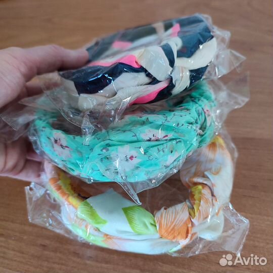 Ободок для волос с большим тканевым бантом