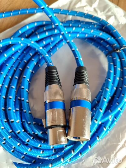 Провод микрофонный XLR3 5м