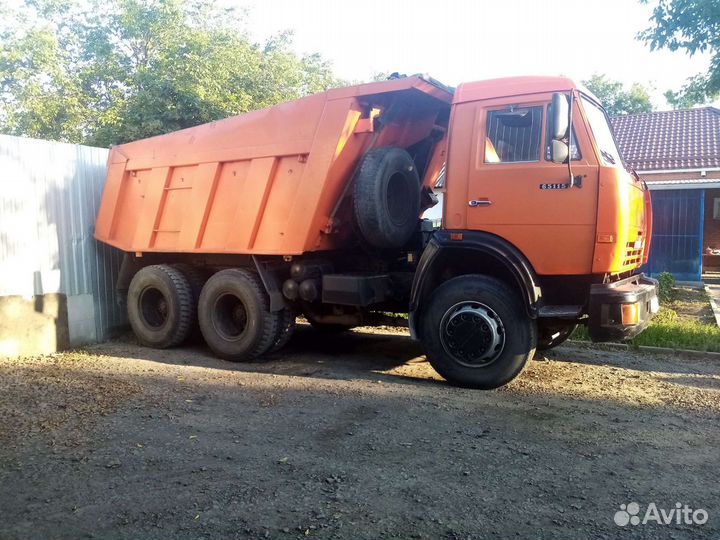 Услуги камаз самосвал
