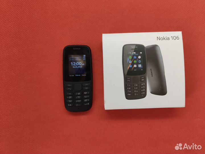 Телефон Nokia 106 Black
