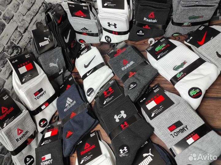 Носки Nike Adidas Reebok Puma Jordan