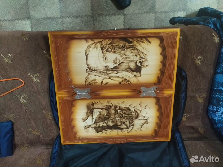 Нарды игральные с Кораблем и Пиратами