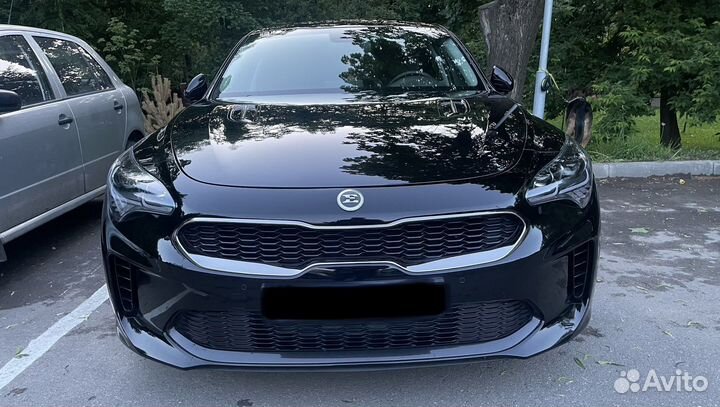 Передний бампер киа stinger в сборе