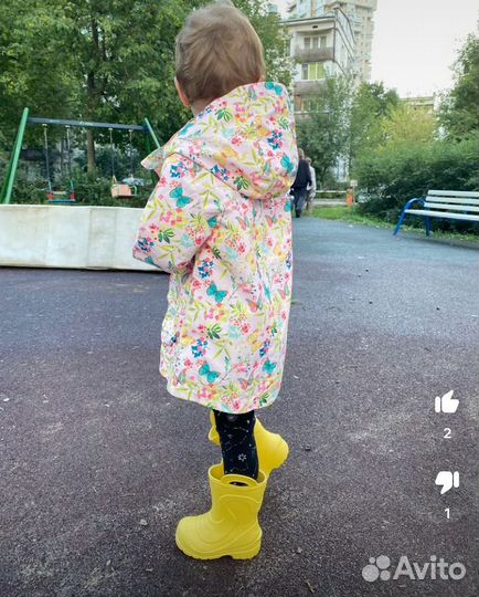Резиновые сапоги девочке 20 см