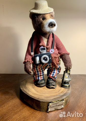 Авторская кукла мишка Тедди