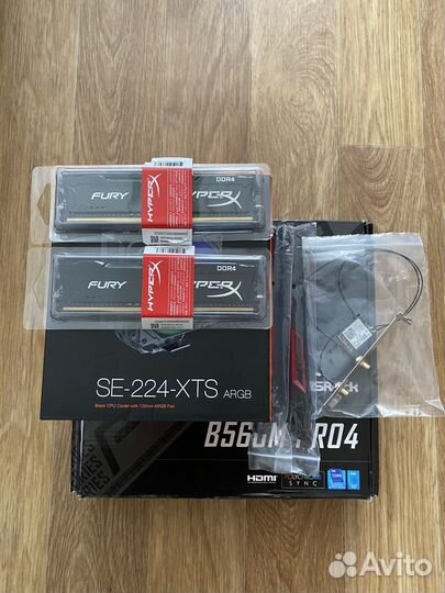 Комплект i5-10400F + ASRock B560M PRO4 + 32GB DDR4