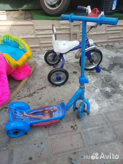 Велосипед, самокат