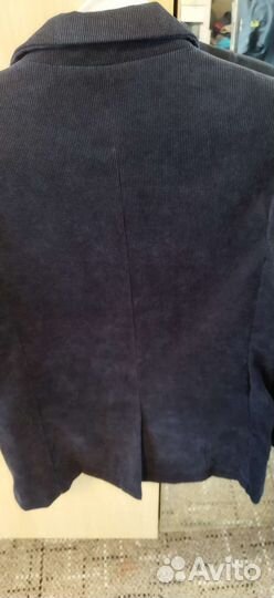 Пиджак и жилет вельветовый на рост 134-140