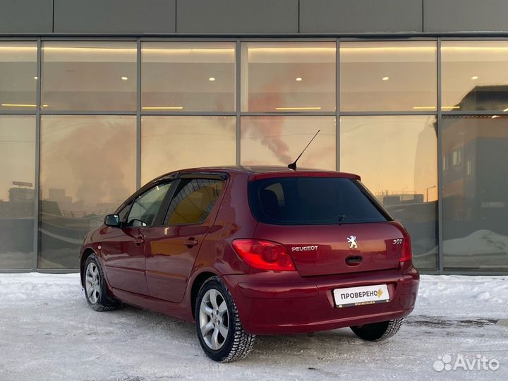 Peugeot 307 1.6 AT, 2006, 225 000 км