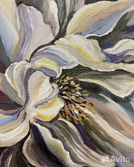 Картина абстракция «Цветок»