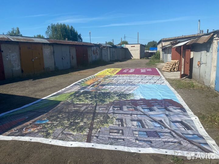 Баннеры бу литые европа плотность 430-450 гр м2