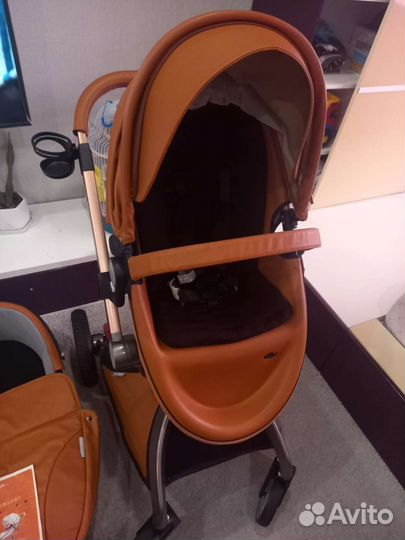 Коляска 2 в 1 эко кожа