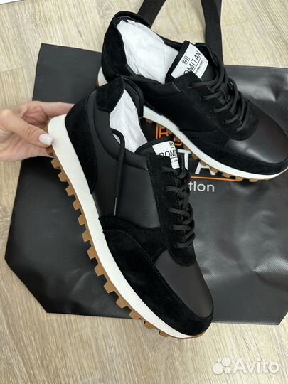 Кроссовки мужские натуральная кожа 43