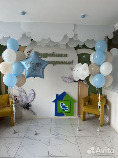 Гелевые шары на выписку