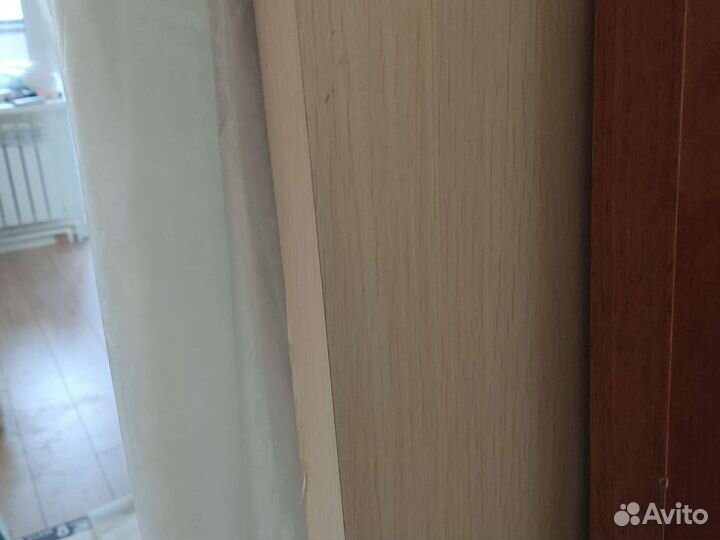 Дверь деревянная полотно90см с коробкой и замком