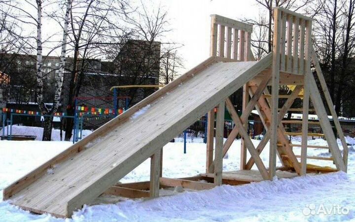 Горки деревянные под заказ