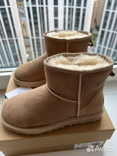 Угги Женские Ugg classic mini II sand