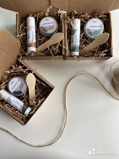 Набор бальзам для губ+ скраб для губ