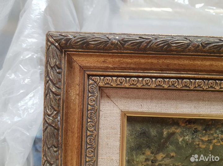 Картина маслом пейзаж (винтаж)