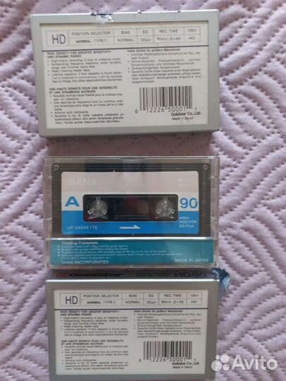 Аудиокассета винтаж СССР 90