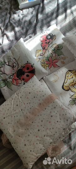 Бортики в детскую кроватку