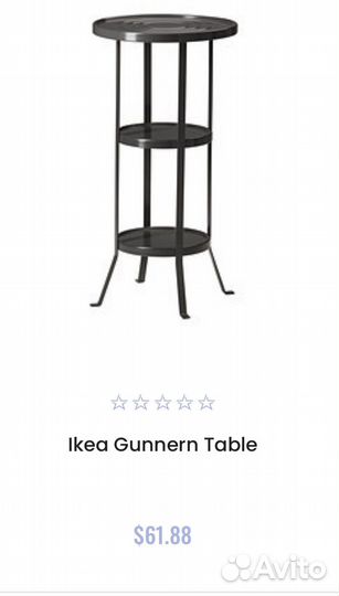 Столик кофейный Икеа Гуннерн