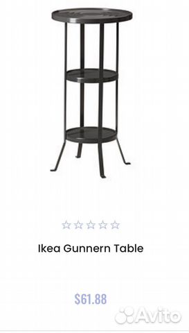 Столик кофейный Икеа Гуннерн