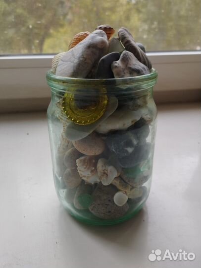 Камушки морские для оформления аквариума