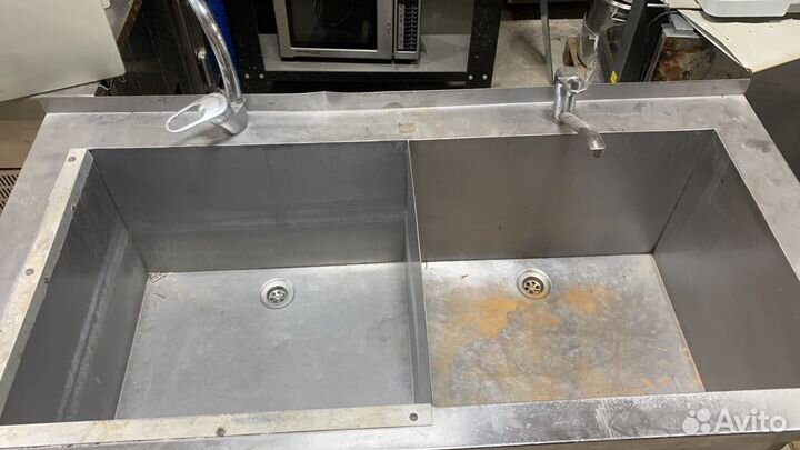 Котломойка из нержавейки двойная