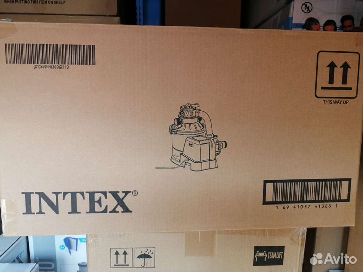 Песочный фильтрующий насос 4000 л/ч intex 26644