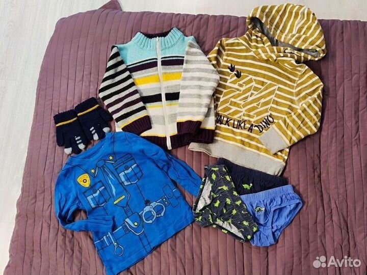 Детские вещи пакетом на мальчика 98 размер