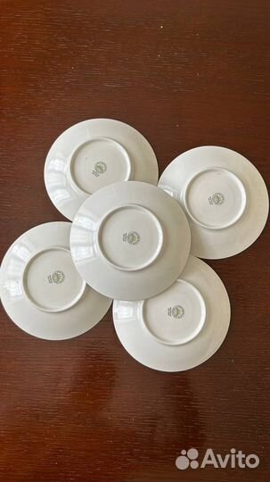 Блюдца фарфор Фрайбергер ГДР