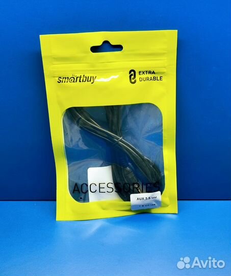 Кабель: AUX jack 3.5 (штекер) - jack 3.5 (штекер)