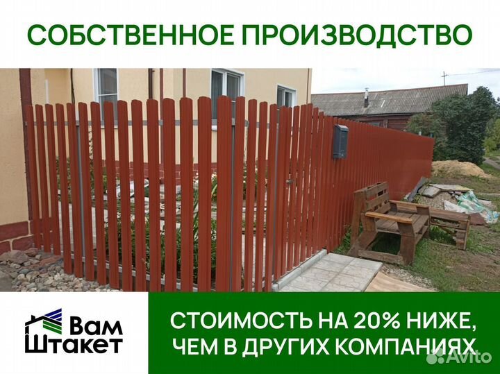 Металлический штакетник