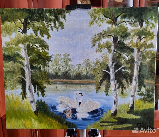 Картина маслом на холсте / пейзаж