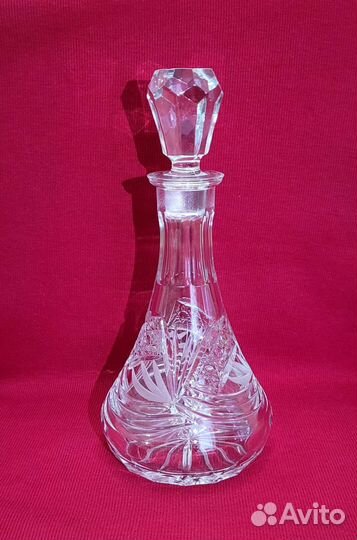 Графин СССР, Чехия(Богемия) Стекло, Хрусталь