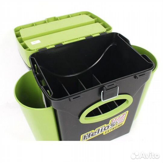 Ящик зимний FishBox двухсекционный (10л) зеленый