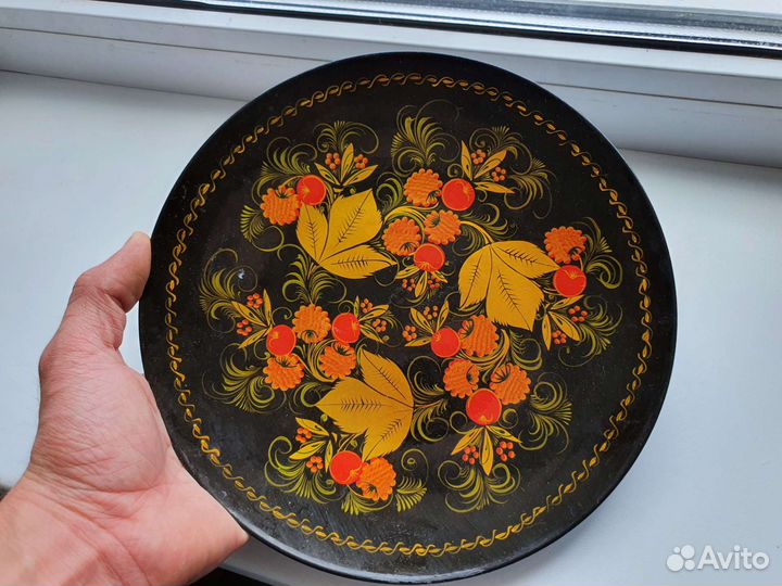 Тарелки хохлома СССР