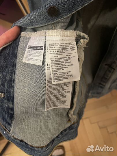 Куртка джинсовая levis