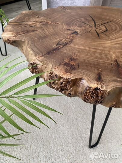 Стол из спила карагача