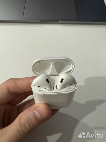 Наушники apple airpods 1 беспроводные