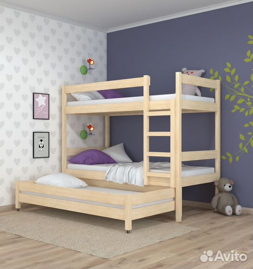 Двухъярусная детская кровать