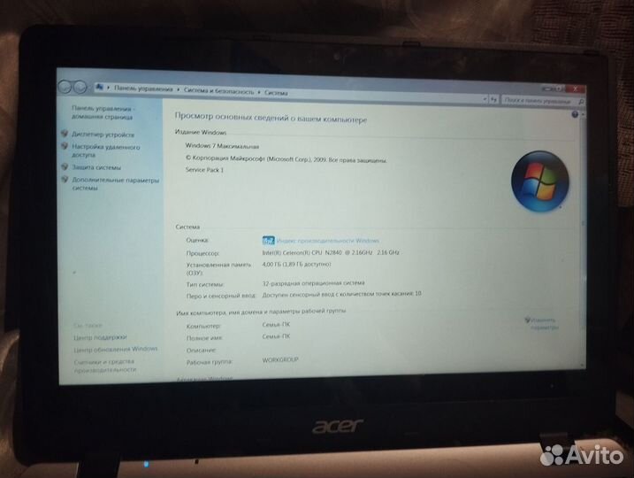 Ноутбук acer V3 112P