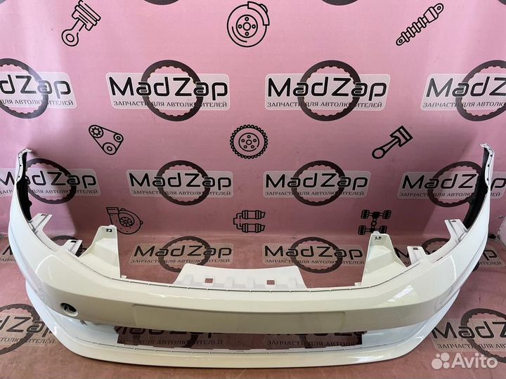 Бампер передний белый Volkswagen Polo 2015-2020