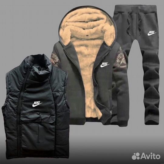 Тройка Nike теплая с мехом