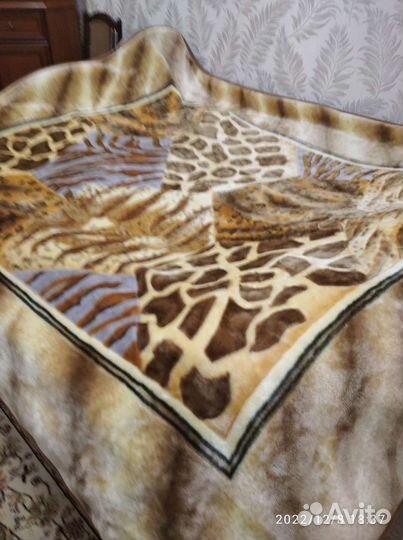 Плед покрывало евро