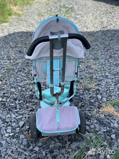 Детский трёхколёсный велосипед с ручкой Capella