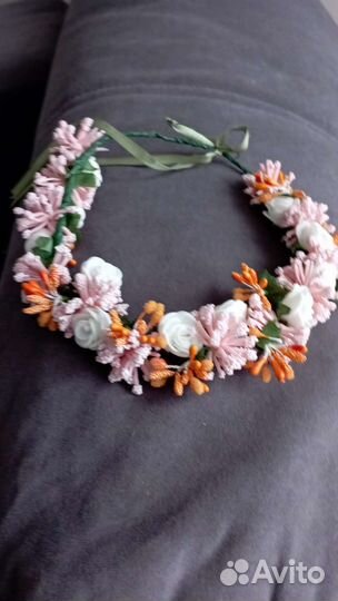 Ободок для волос ручной работы